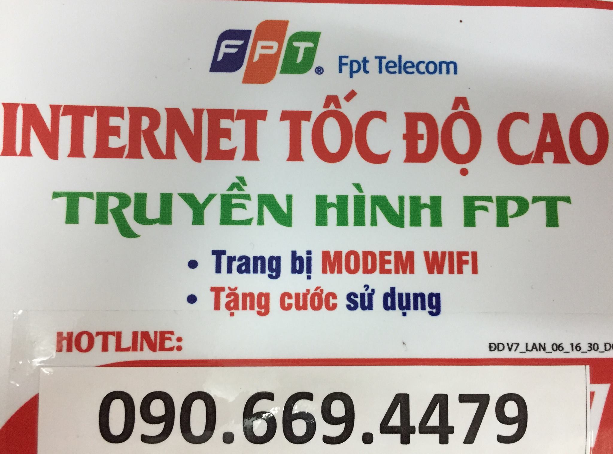 Lắp đặt Wifi, truyền hình cáp, camera FPT