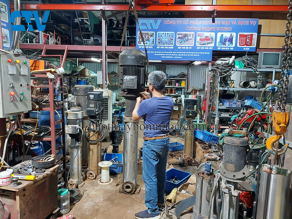 Cường Thịnh Vương sửa chữa và bảo dưỡng máy bơm nước trục đứng