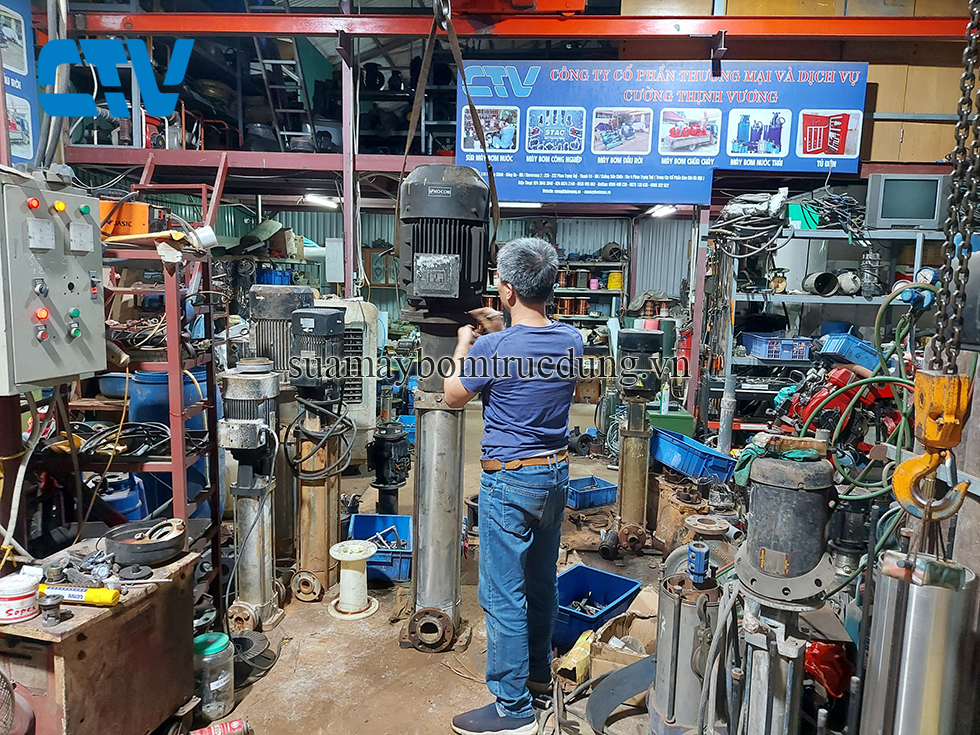 Sửa chữa, bảo dưỡng máy bơm trục đứng chuyên nghiệp tại Hà Nội