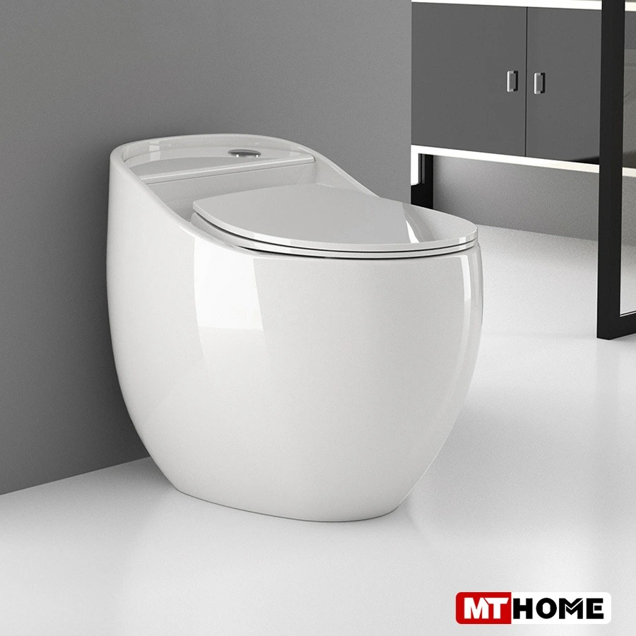 Bồn Cầu Hình Trứng Màu Trắng MTBC-111