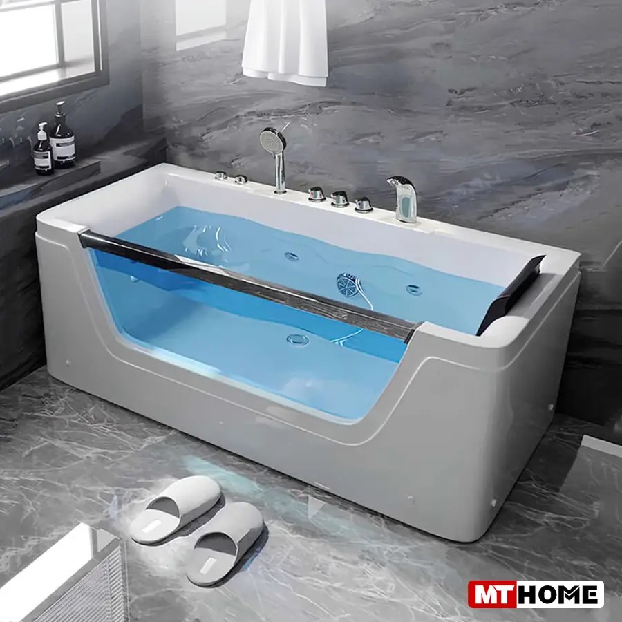 Bồn Tắm Massage Gắn Kính Hiện Đại MTBT-03