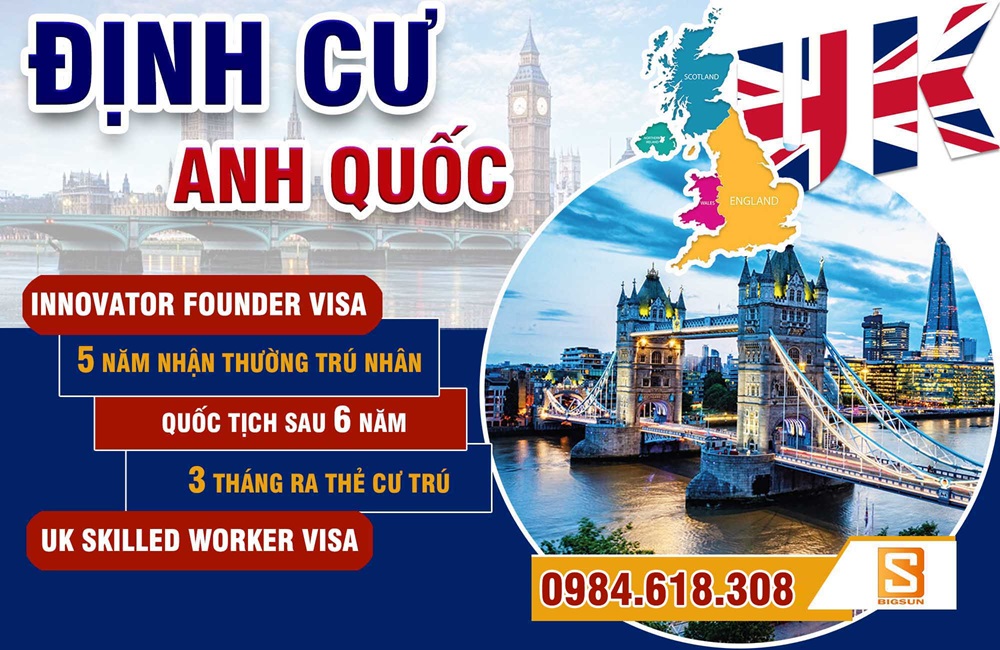 Tiếng Anh rất quan trọng để có được định cư Anh Quốc