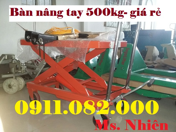 Bàn nâng điện, bàn nâng tay giá rẻ- 300kg, 500kg, 1000kg, 1500kg