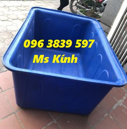 Thùng nhựa nuôi cá 750 lít, tank nhựa chữ nhật 750 lít giá rẻ - 096 3839 597 Ms Kính