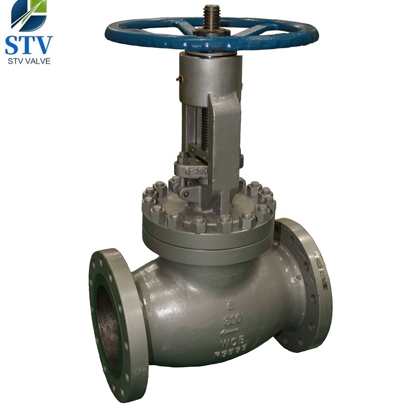 300LB Cast Steel Globe Valve,DN400,316 Trim,Flange End