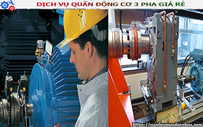 Dịch vụ quấn động cơ 3 pha giá rẻ tại Phước Tân, Biên Hòa, Đồng Nai