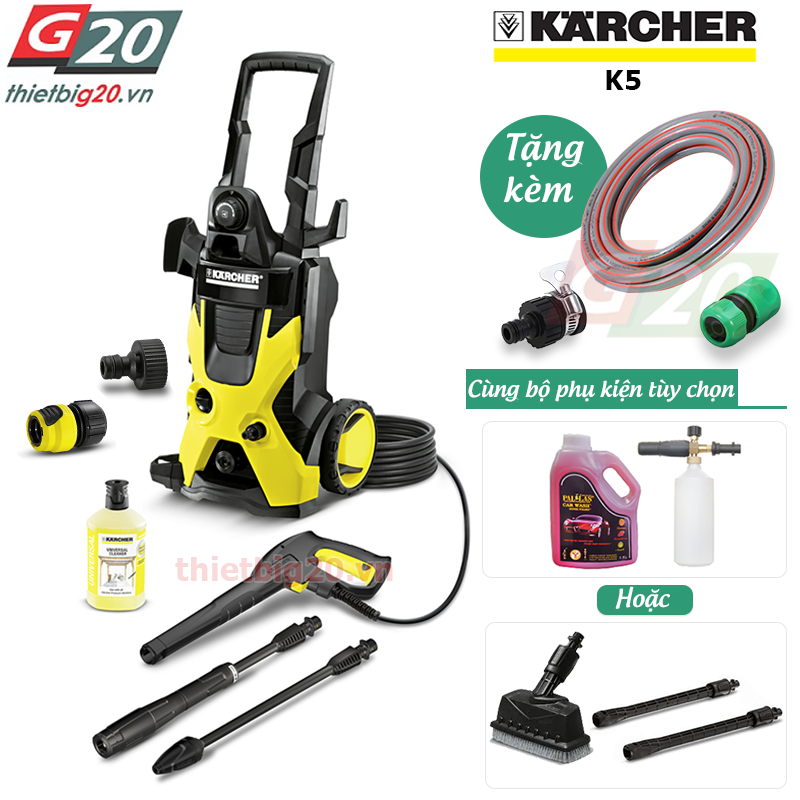 Cung cấp máy rửa xe Karcher K5 chính hãng tại Hà Nội