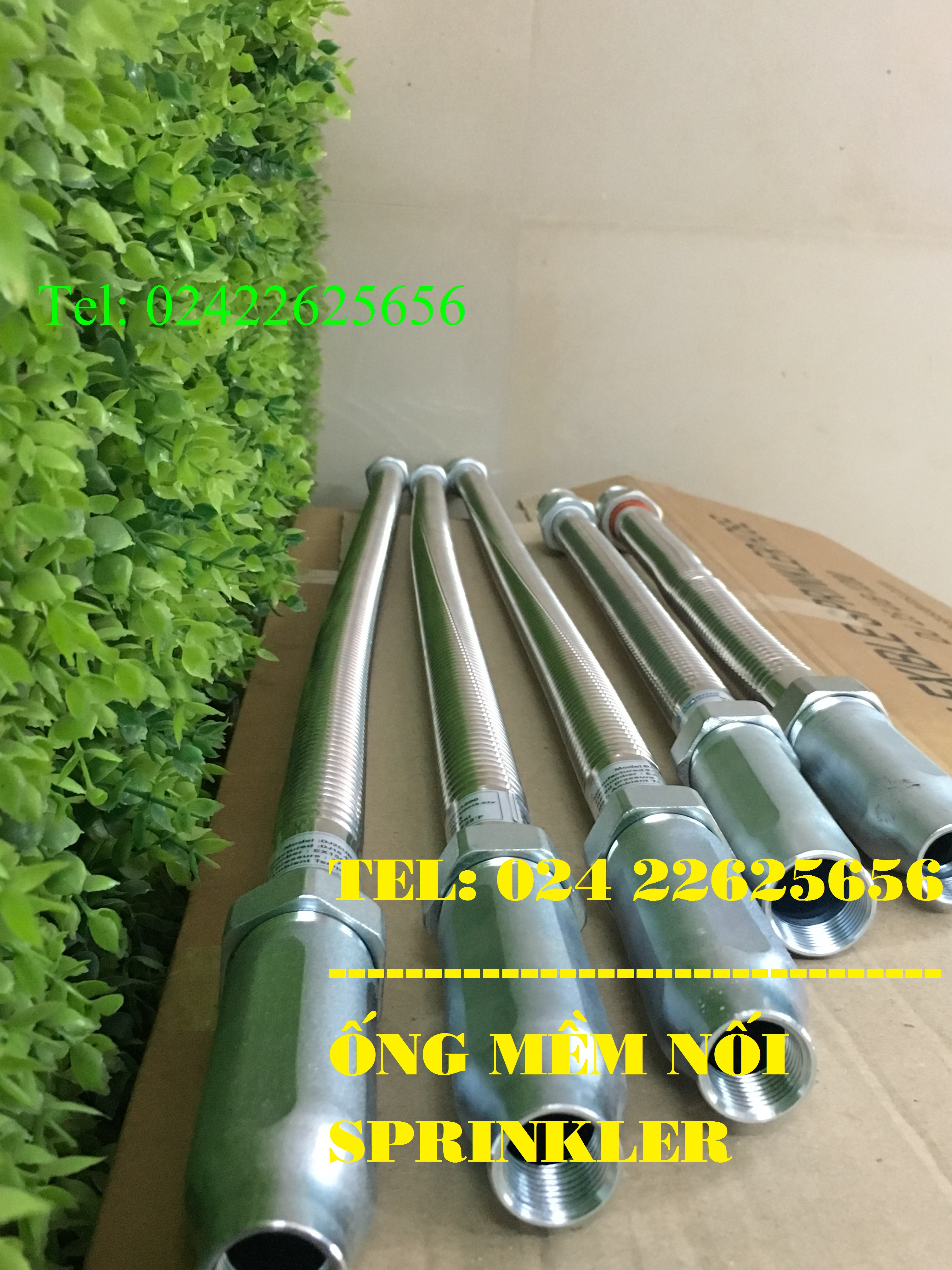 Cung cấp Ống inox dẻo kết nối đầu phun chữa cháy