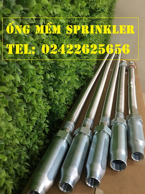 DJ25UB1200 Flexible hosr sprinkler -áp lực 12bar chứng chỉ Ul, FM, LPCB - Ống mềm Daejin Sprinkler