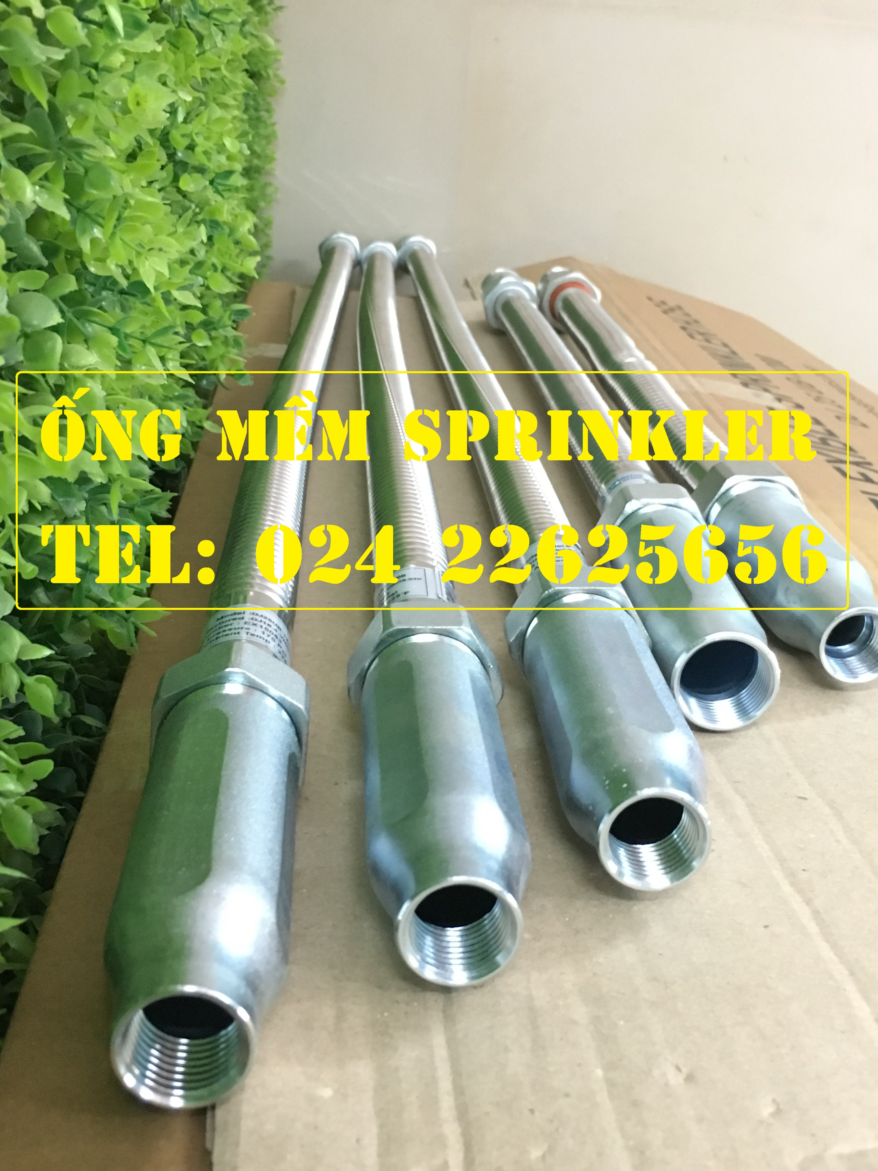 Ống dẻo inox kết nối đầu phun sprinkler DJ25UB1000/Daejin - Korea