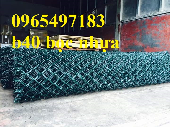 Lưới B40 bọc nhựa có sẵn khổ cao từ 1m -2.4m