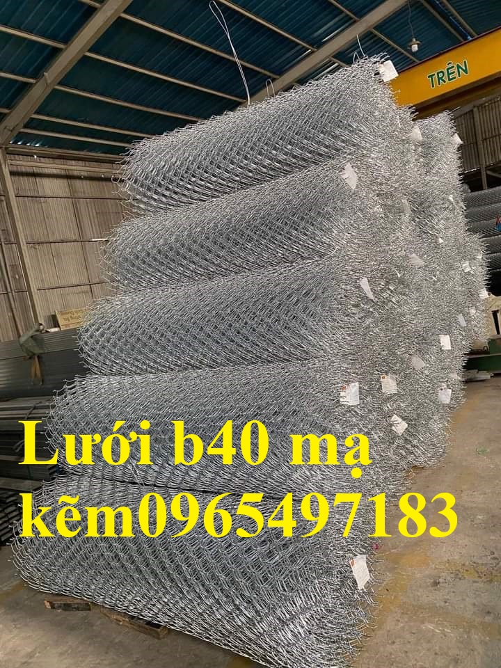 Lưới B40 mạ kẽm có sẵn khổ cao từ 1m -2.4m