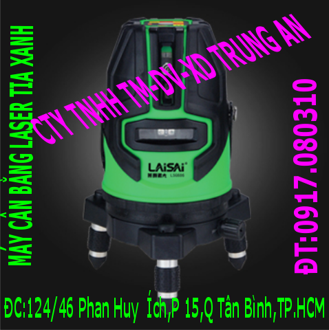 Máy cân mực laser tia xanh Laisai LSG686D