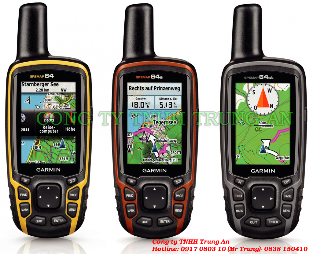 Máy GPS Garmin Map 64s dùng đi phượt