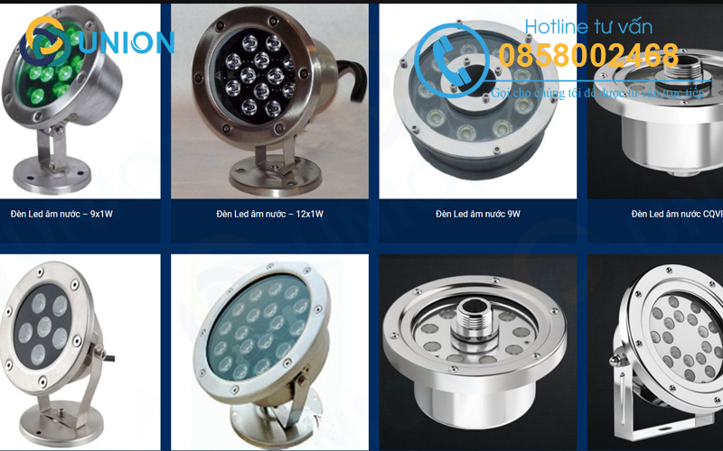 Bán đèn LED âm nước inox chất lượng cao