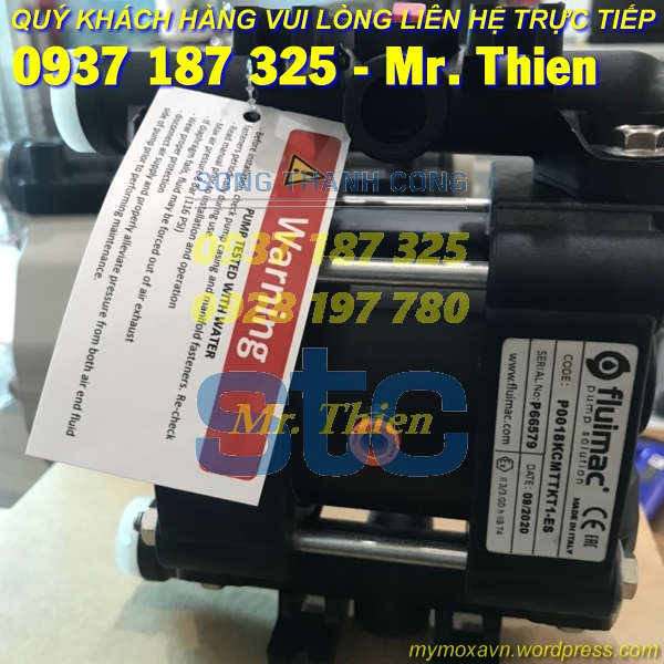 P0018KCMTTKT1-ES – Bơm màng – Fluimac Vietnam – Đại lí cung cấp bơm Fluimac chính hãng tại Việt Nam