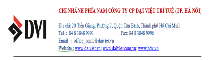 Chi Nhánh Phía Nam Công Ty CP Đại Việt Trí Tuệ