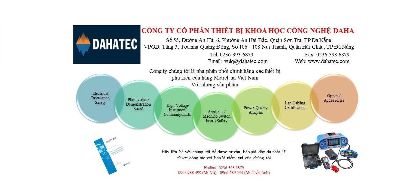 DAHATEC - Công ty cổ phần thiết bị khoa học - Công nghệ 