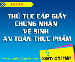 Chứng nhận vệ sinh an toàn thực phẩm - VSATTP