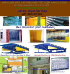 THI CÔNG LẮP ĐẶT MÀN NHỰA PVC ( KHO LẠNH ) -, DOCK LEVELER, CỬA  CUỐN TỐC ĐỘ CAO - QUẠT CHẮN GIÓ