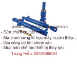 Gia công cơ khí lô trục máy.