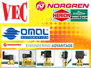 Xi lanh khí nén , Van solenoid , Bộ Lọc Khí , Bộ Lọc Dầu,  Van công nghiệp: Van khí, van tự động, Ball valve , Butterfly valve , Angle Seat valve