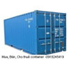 container 20 feet khô