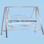 Bàn inox 304 ghế inox 201 Kệ inox 304 võng xích đu