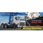 Xe đầu kéo Hino 2 cầu, đầu kéo 2 cầu hino 700, xe dau keo Hino 1 cau 2 cau, hino tractor, dau keo hino, 2015