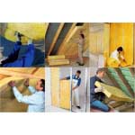 tấm sợi khoáng rockwool chống cháy cửa chống cháy