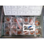 COPPER RING KIT 30SIZES/568PCS IN ACRYL CASE IMPA 813080