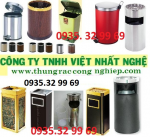 thùng rác inox,gạt tàn đá hoa cương