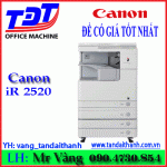 MÁY PHOTOCOPY CANON iR 2320L  Chức năng Photocopy: - Máy Photocopy kỹ thuật số khổ A3. - Tốc độ 20 trang/phút. - Bộ nhớ 64MB RAM. - Thu phóng 25-400%. - Khay nạp 250 tờ x 1 khay - khay tay 80 tờ. - Sao chụp nhân bản