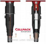 Đầu cáp Plug-in STRAIGHT 250A 24kV - Cellpack Đức