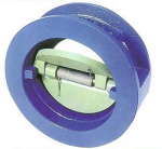 Dual plate check valve wafer