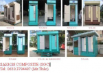 Nhà vệ sinh di động, toilet, thùng rác, xe thu gom rác composite