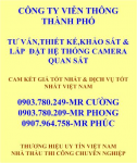 Chuyên cung cấp & thi cônglắp đặt hệ thống camera quan sát analoge & IP