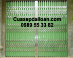 Cửa xếp inox hộp 13 x 26