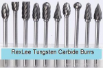 Đầu mài hợp kim ( Tungsten carbide burrs  shank 3, 4, 5, 6  ) chuôi  Ø3,Ø4, Ø5,Ø6