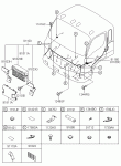 Dây điện chính mighty/hd65/hd72 (WIRING ASSY-MAIN ), mã phụ tùng: 911355K042