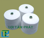 Spun polyester yarn