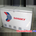 Bán tủ đông Sanaky cũ 285 lít VH-208A - 1 ngăn dông suốt, 2 nắp dở