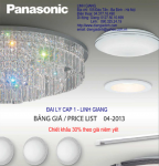 Catalog thiết bị điện Panasonic