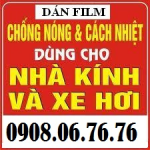 DÁN KÍNH CÁCH NHIỆT CHO KÍNH NHÀ VÀ XE HƠI