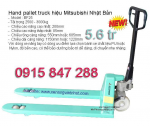 Xe nâng tay Mitsubishi,  xe tay Mitsubishi, xe kéo MITSUBISHI, hand pallet truck Mitsubishi – Nhật, xe lắc tay hiệu Mitsubishi, máy nâng hiệu mitsubishi, máy nâng hàng kéo tay mitsubishi,