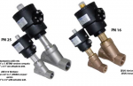 Angles seats valves, van góc điều khiển khí nén