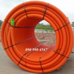 Ống nhựa xoắn bảo vệ cáp điện ngầm HDPE