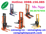 Xe nâng tay cao tải trọng nâng từ 500kg đến 2000kg nâng cao 1.6m giá siêu rẻ