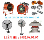 Quạt xách tay nối ống gió