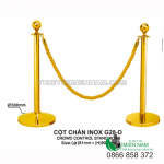 Cột chắn inox dây trùng